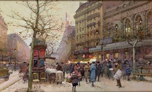 大通り 作： Eugene Galien Laloue